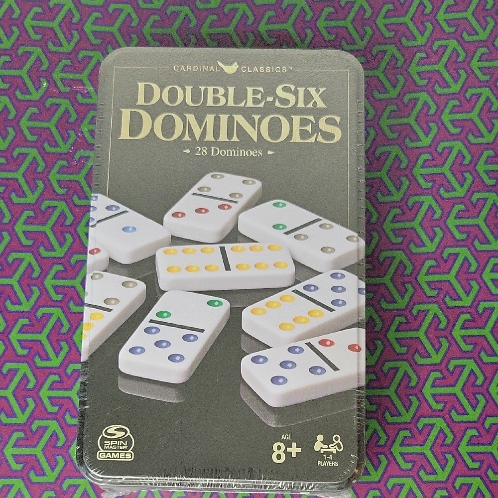 Cardinal Classics Double-Six Dominoes Set - NEW